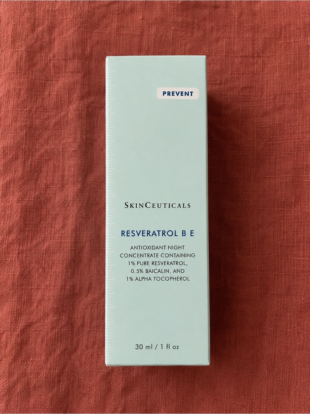 SkinCeuticals Resveratrol B E Serum - Light Mint & Terracotta